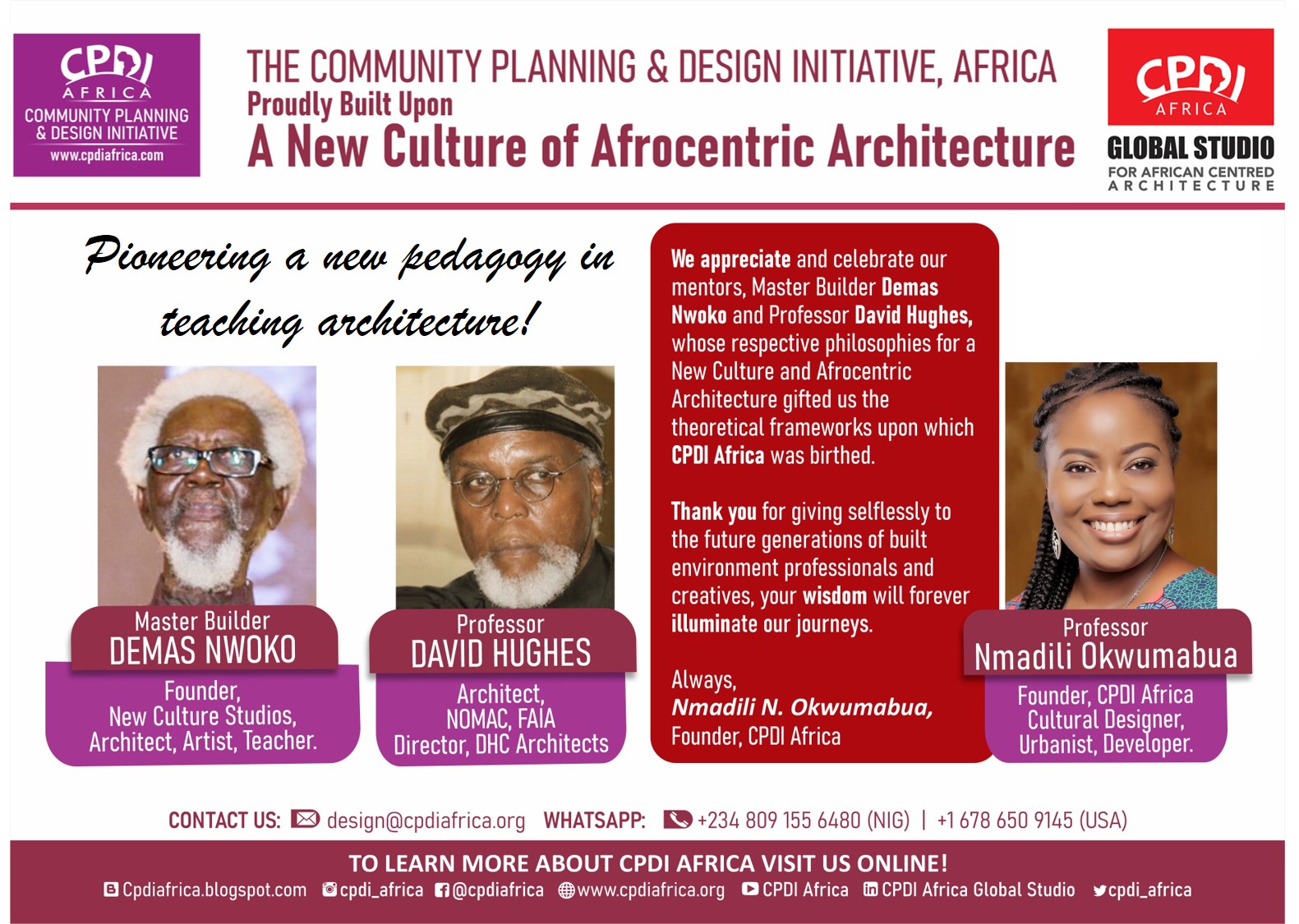 CPDI Africa 2026 Design Competition Poster